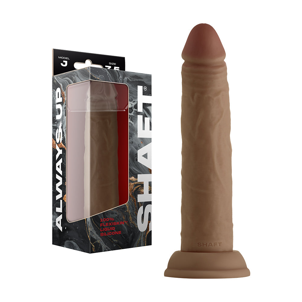 Shaft Model J: 7.5 in. Dual Density Silicone Dildo Oak - Fantasies Boutique