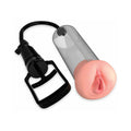 Pump Worx Fanta Flesh Pussy Pump Beige/Clear - Fantasies Boutique