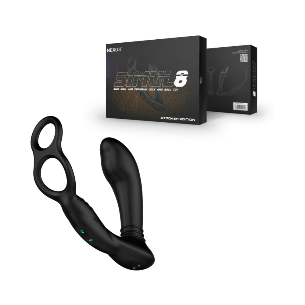 Nexus Simul8 Stroker Edition Silicone Black - Fantasies Boutique