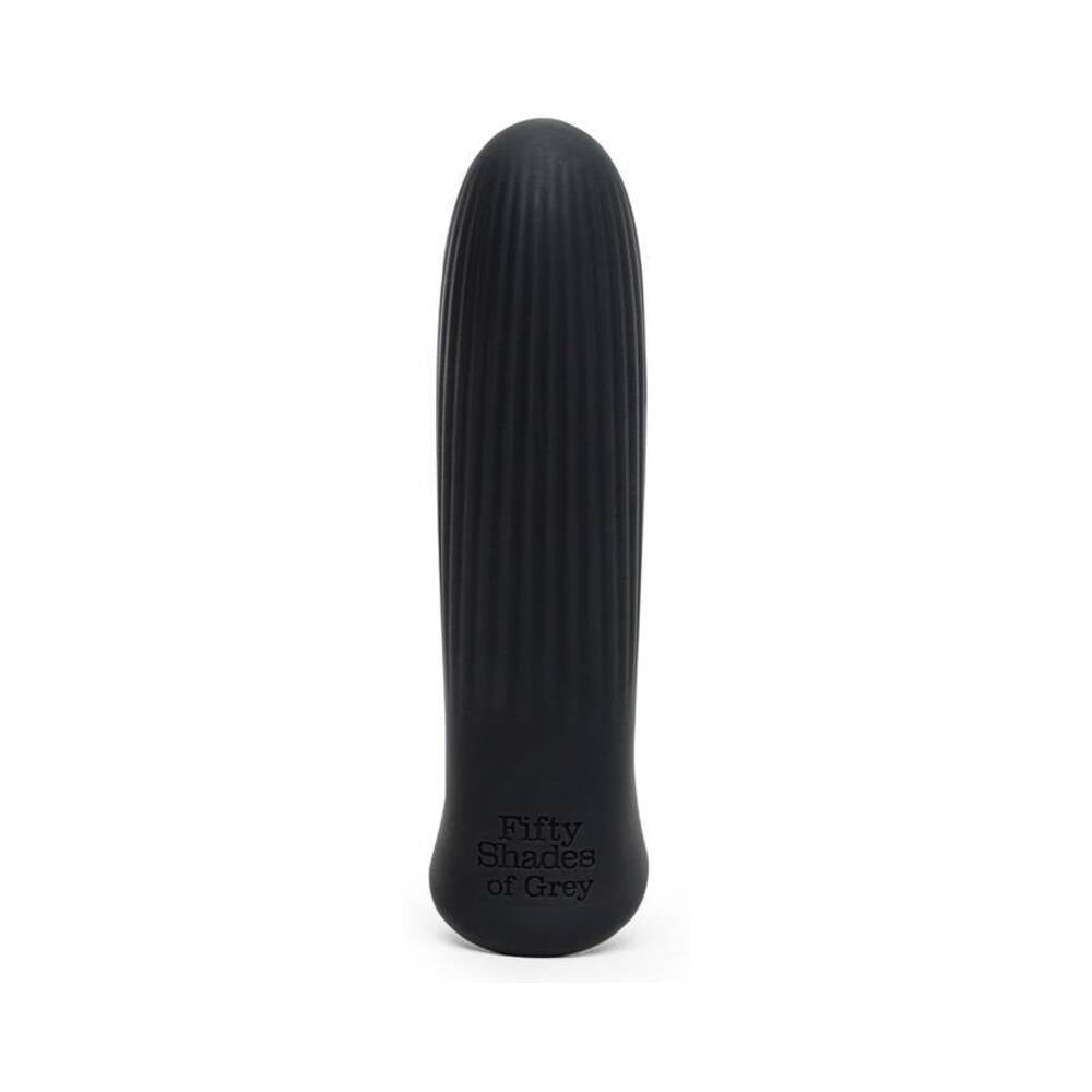 Fifty Shades of Grey Sensation Rechargeable Silicone Bullet Vibrator Black - Fantasies Boutique