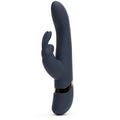 Fifty Shades Darker Oh My Rechargeable Silicone Rabbit Vibrator Slate Blue - Fantasies Boutique