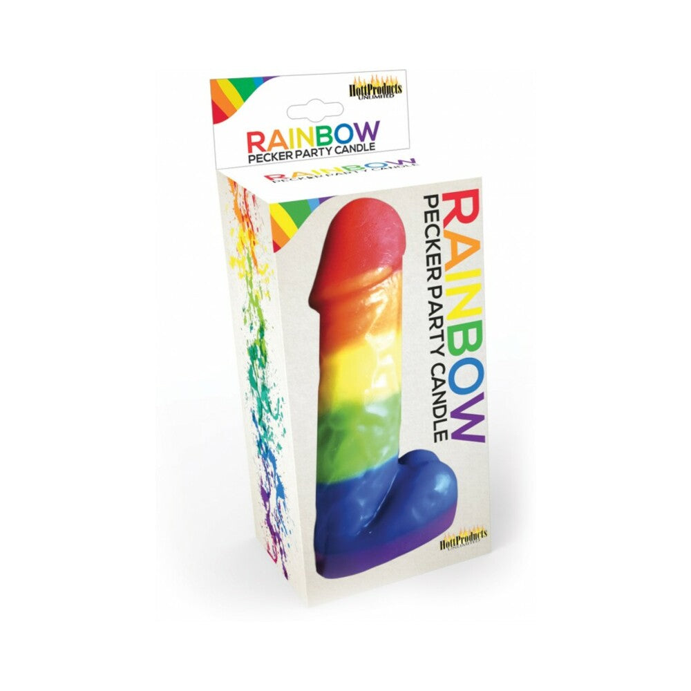 Rainbow Pecker Party Candle - Fantasies Boutique