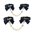 Temptasia Ardor Wrist & Ankle Restraints Black with Bow