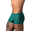 Male Power Ripple Pouch Short Teal S