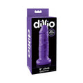 Dillio 6 in. Chub Realistic Dildo With Suction Cup Purple - Fantasies Boutique
