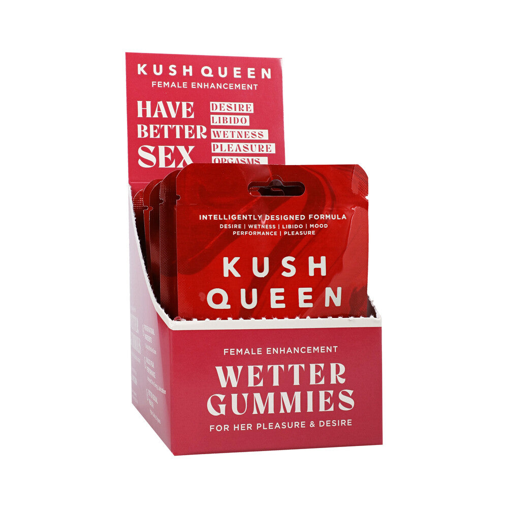 Kush Queen Wetter Gummies Female Enhancement 12-Piece Display