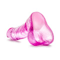 Naturally Yours Ding Dong Realistic 5.5 in. Dildo with Balls Pink - Fantasies Boutique