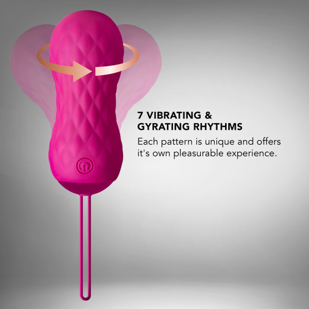 Blush Lush Carina Rechargeable Remote-Controlled Silicone Egg Vibrator Velvet - Fantasies Boutique