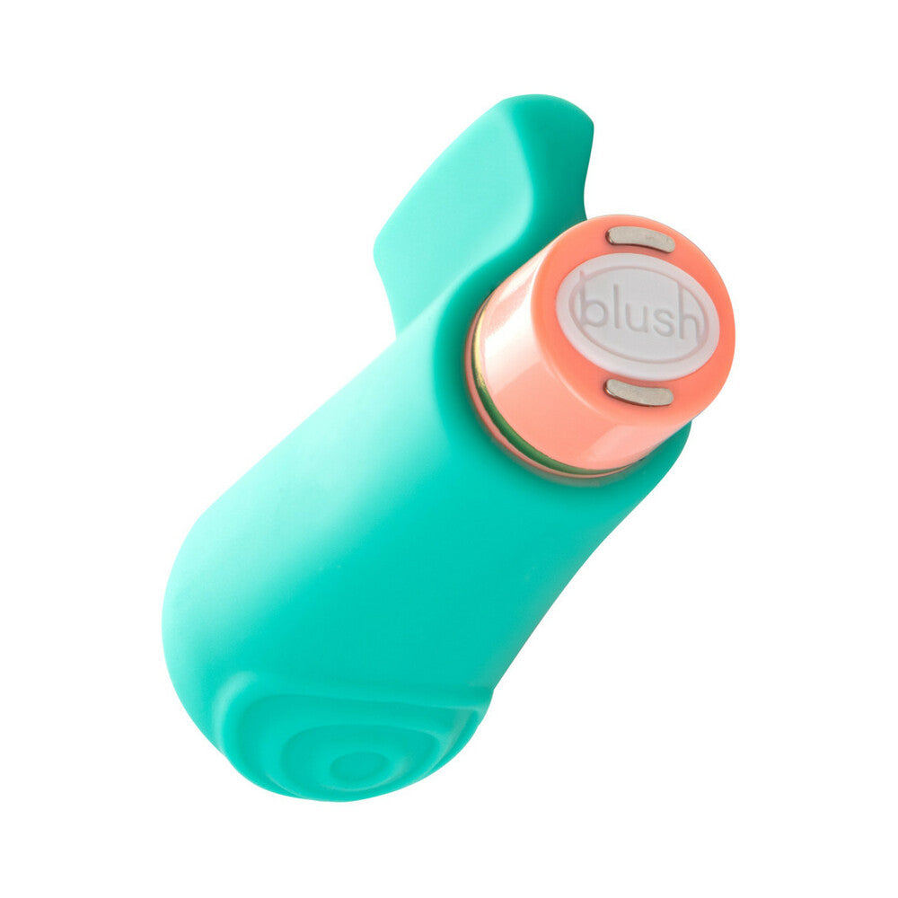 Aria Sensual AF Rechargeable Silicone Mini Vibrator Teal - Fantasies Boutique