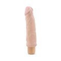 Au Naturel Home Wrecker 9.5 in. Dual Density Vibrating Dildo Beige - Fantasies Boutique