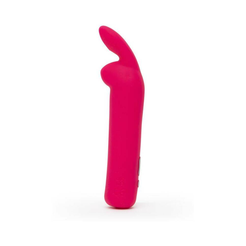 Happy Rabbit Rechargeable Silicone Bullet Vibrator With Ears Pink - Fantasies Boutique