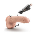 Coverboy Tennis Champ Remote-Controlled 9 in. Vibrating Dildo with Balls Beige - Fantasies Boutique