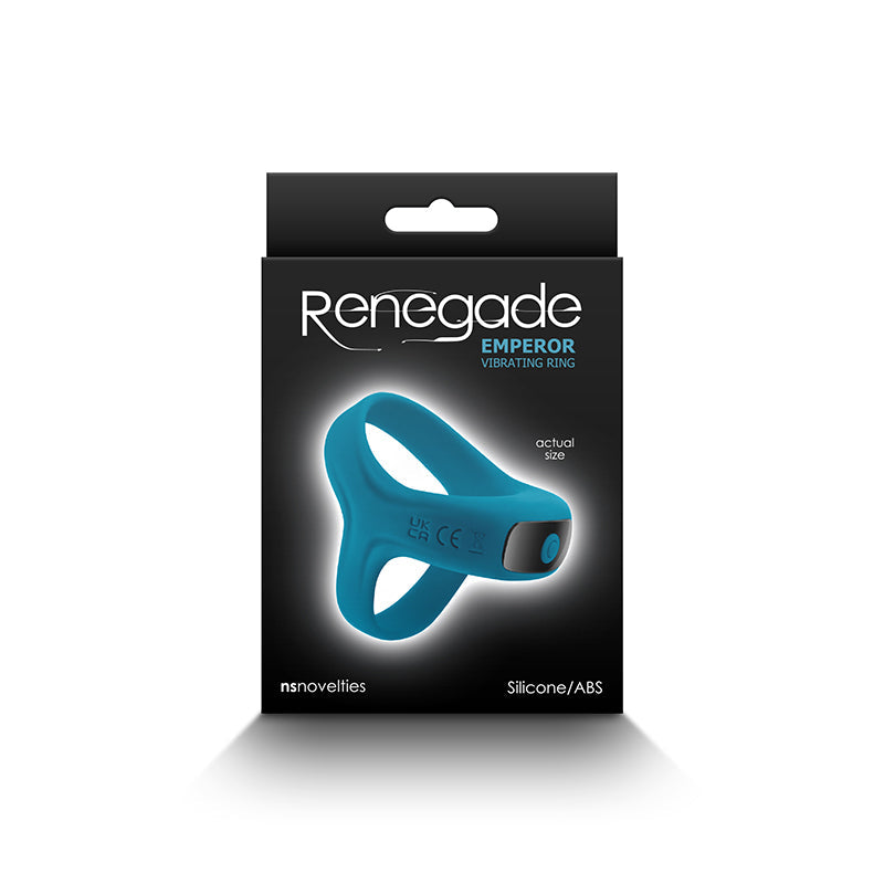 Renegade Emperor Vibrating Ring Teal - Fantasies Boutique