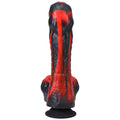Fort Troff Tendril Thruster Mini Fuck Machine Rechargeable Remote-Controlled Silicone 8.5 in. Thrusting Dildo Red/Black