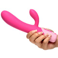 BANG! Clit Tapping Vibrating Rabbit Pink