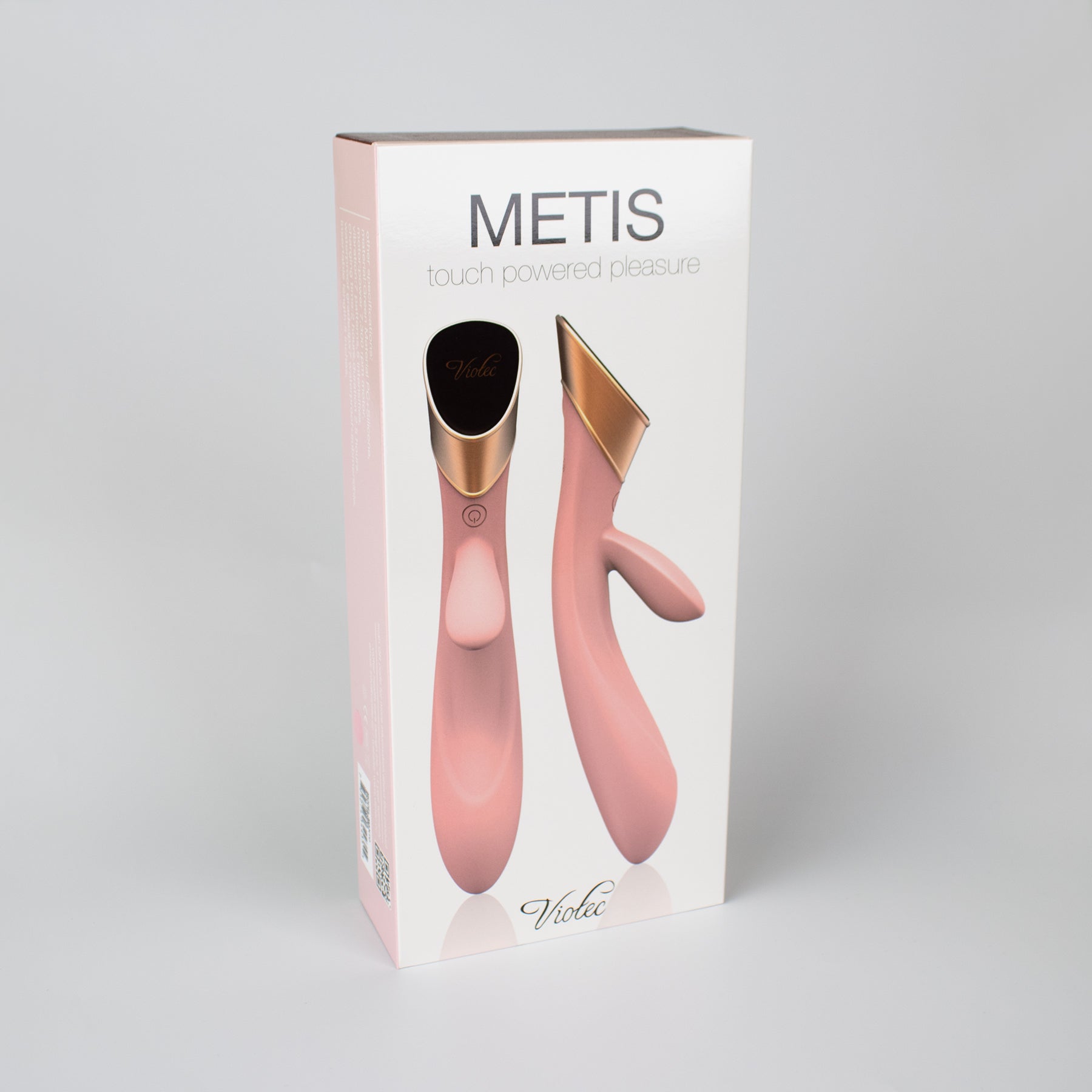 Metis Touch Panel Rabbit Vibrator Pink - Fantasies Boutique