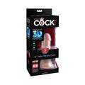 King Cock Plus 5 in. Triple Density Cock Realistic Dildo With Suction Cup Beige - Fantasies Boutique