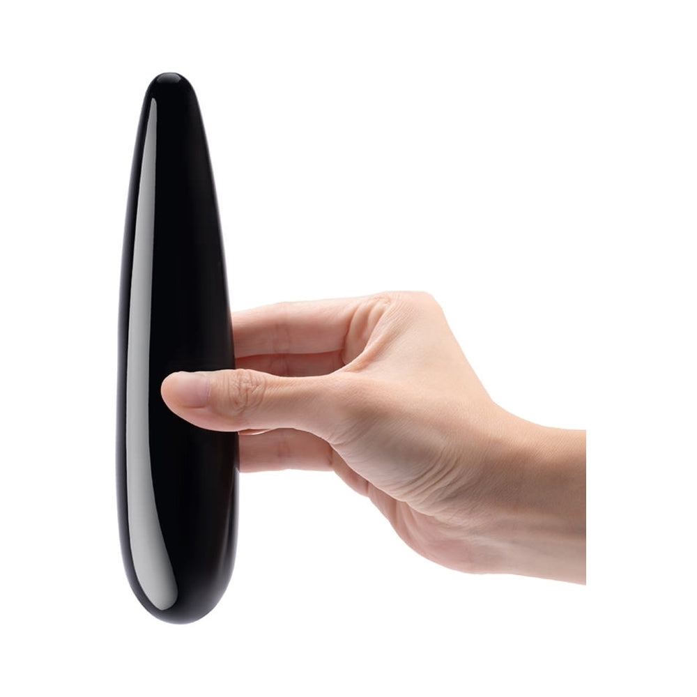 Le Wand Crystal Slim Wand Black Obsidian - Fantasies Boutique