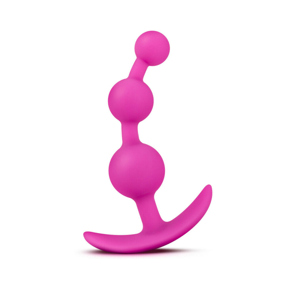 Blush Luxe Be Me 3 Silicone Anal Beads Plug Pink - Fantasies Boutique