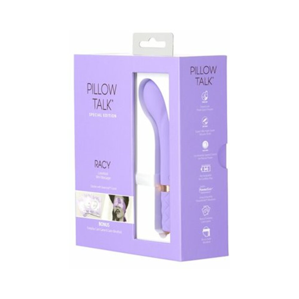 Pillow Talk Special Edition Racy Mini G-Spot Vibrator with Swarovski Crystal Purple - Fantasies Boutique