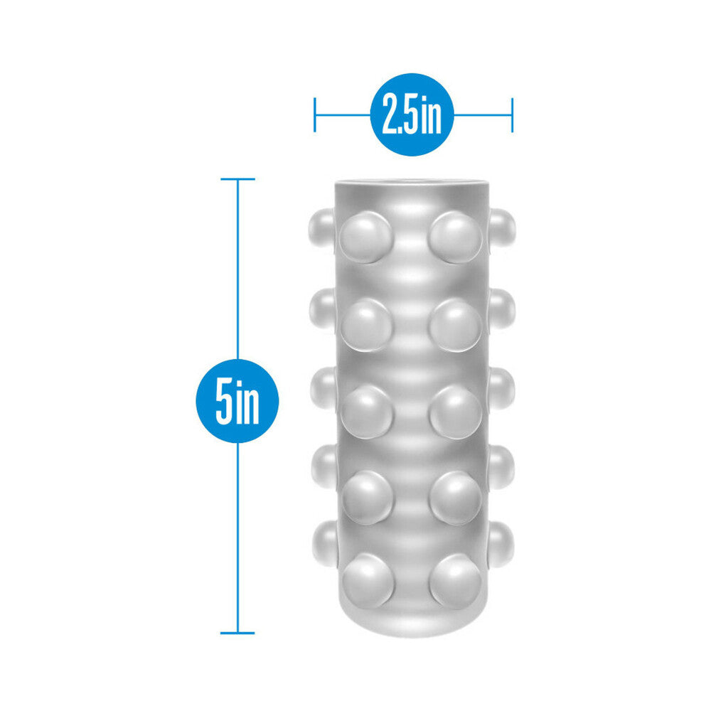 Blush M for Men Soft + Wet Reversible Orb Glow in the Dark Self-Lubricating Stroker Frosted - Fantasies Boutique