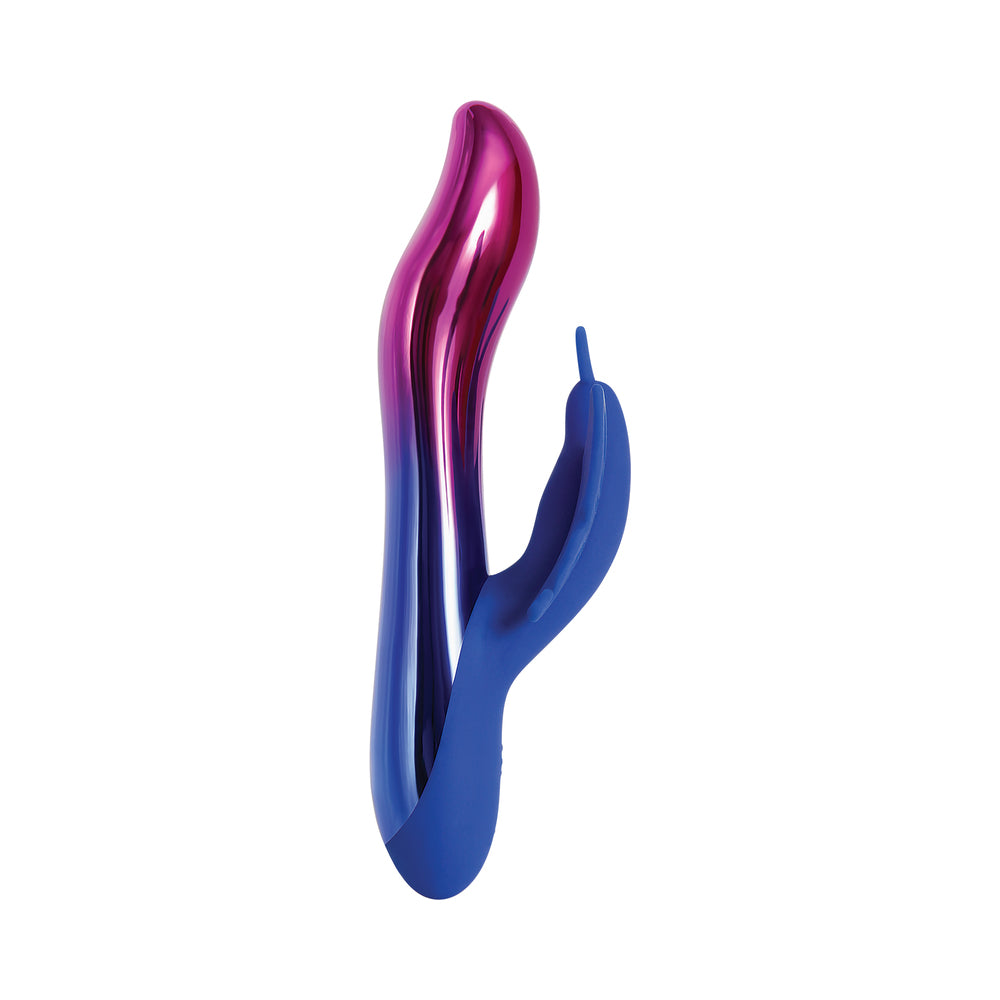 Evolved Firefly Rechargeable Silicone Dual Stimulator Blue/Pink - Fantasies Boutique