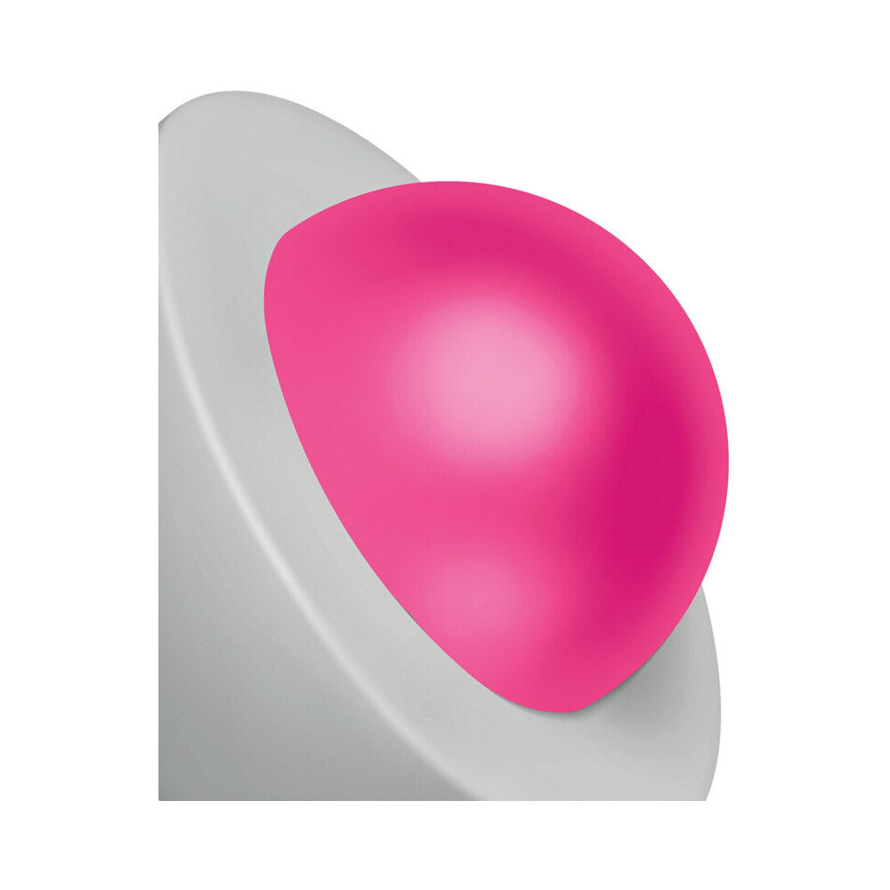 Lollicock Silicone Dildo with Balls 7 in. Rainbow Glow in the Dark - Fantasies Boutique