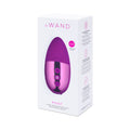 Le Wand Chrome Point Rechargeable Silicone Mini Vibrator Dark Cherry - Fantasies Boutique