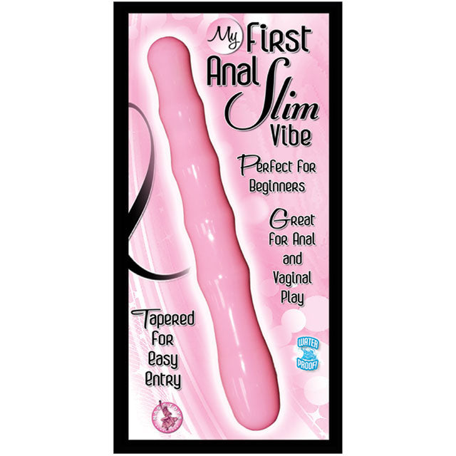 My First Anal Slim Vibe Waterproof (Pink) - Fantasies Boutique