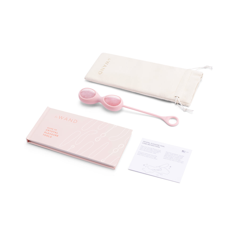 Le Wand Crystal Yoni Eggs Rose Quartz - Fantasies Boutique
