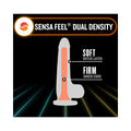Blush Neo Elite Glow in the Dark Viper 7 in. Dual-Density Dildo Neon Orange - Fantasies Boutique