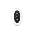 Playboy The 3 Way Rechargeable Remote Controlled Vibrating Silicone Cockring with Stimulator Black - Fantasies Boutique