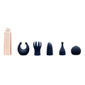 Pillow Talk Secrets Desires 6-Piece Silicone Mini Massager Set Navy - Fantasies Boutique