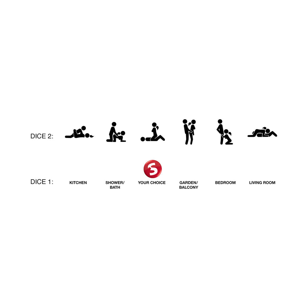 Shots S-Line Light Up Your Sexy Night Glow in the Dark Sex Dice - Fantasies Boutique