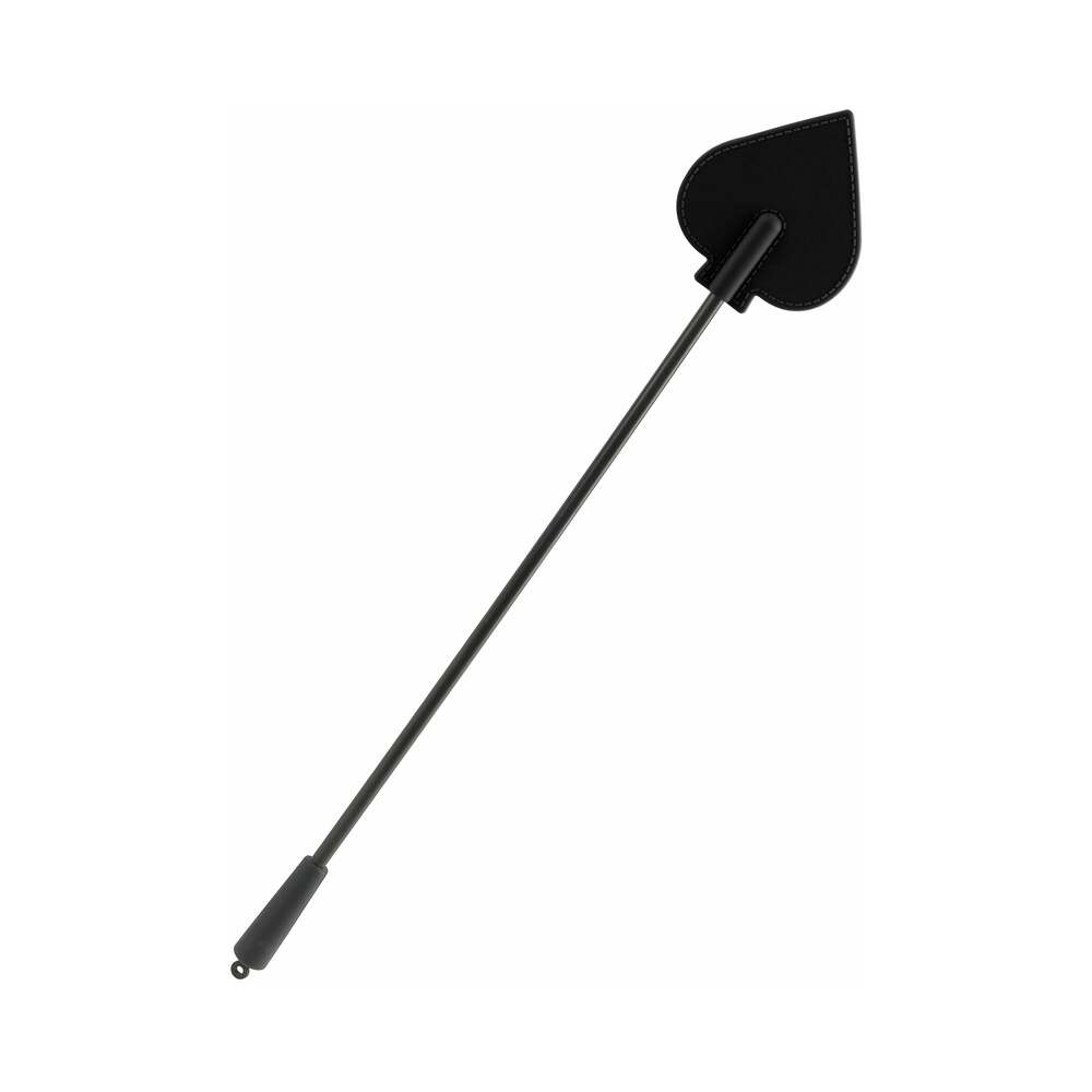 Fetish Fantasy Series Silicone Spade Crop Black - Fantasies Boutique