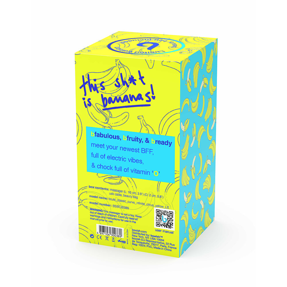 B Swish Bcute Classic Curve Infinite LE Citrus Yellow - Fantasies Boutique