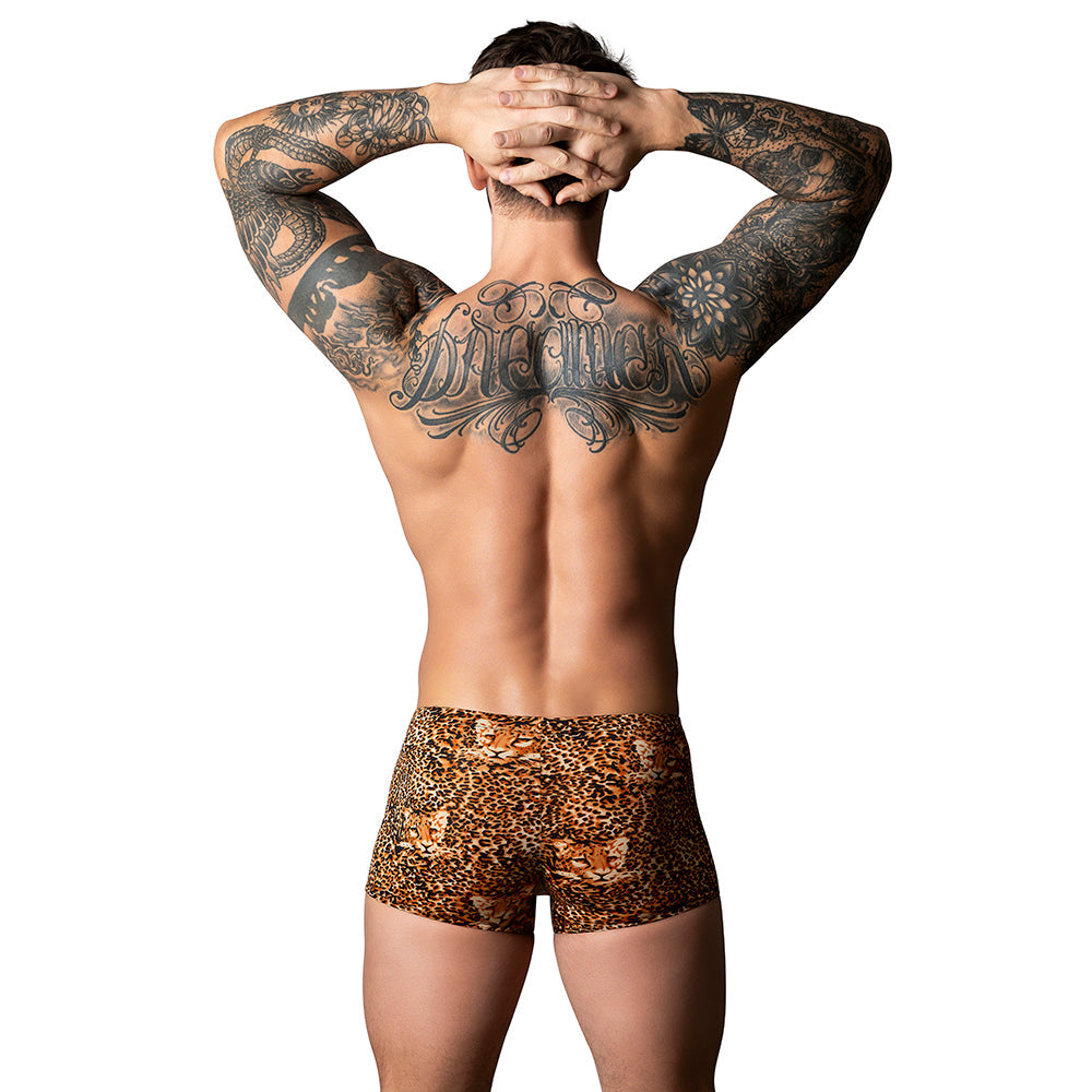 Male Power The Ultimate Duo CRB Pouch Short & Black Cock Ring Animal S