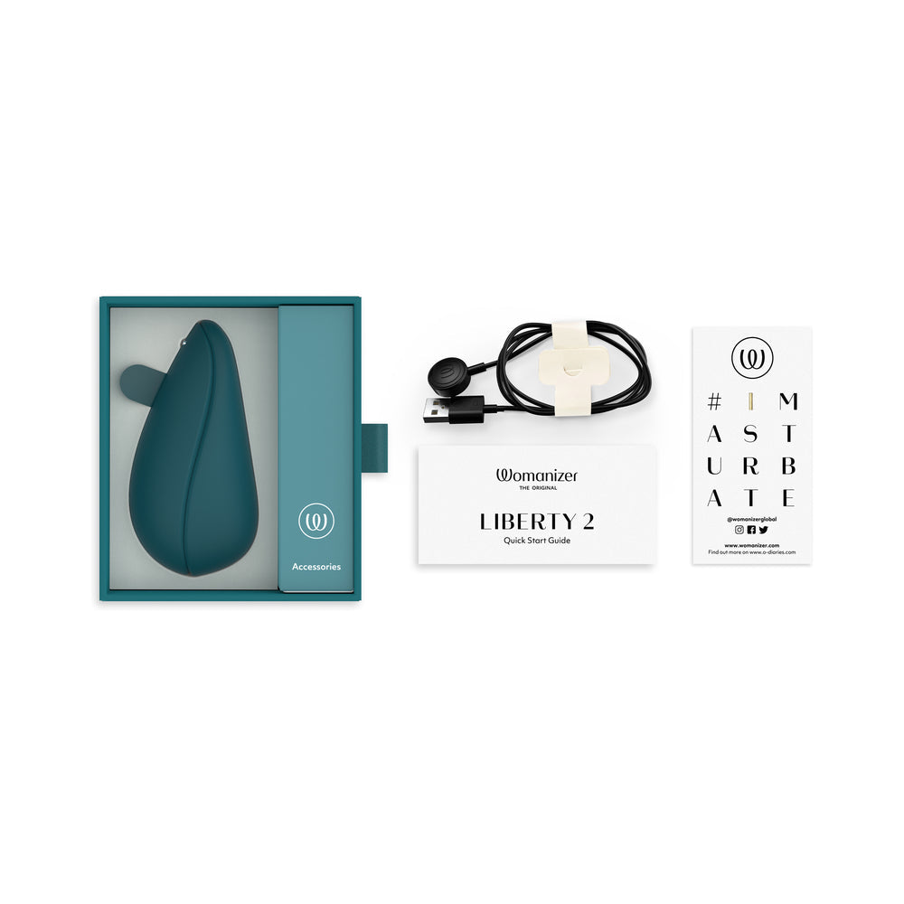 Womanizer Liberty 2 Dark Petrol - Fantasies Boutique