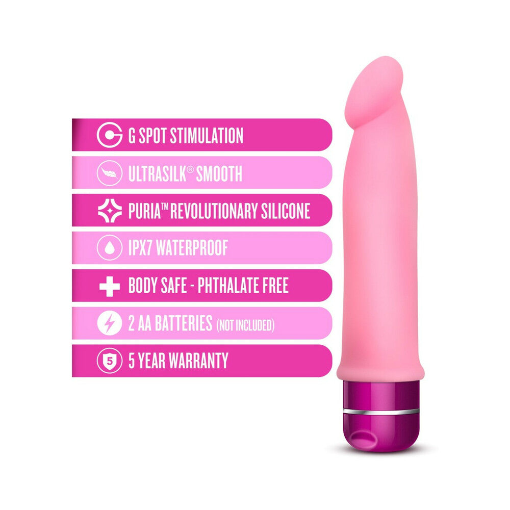 Luxe Purity Silicone Vibrator Pink - Fantasies Boutique