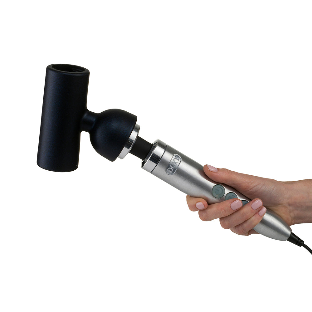 Doxy 3 Silicone Masturbator Wand Attachment Navy - Fantasies Boutique