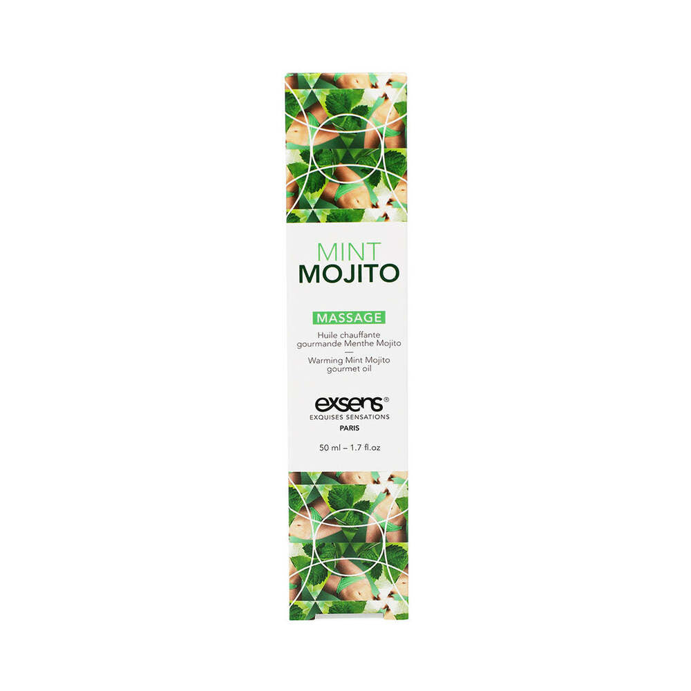 Exsens Warming Massage Oil Mint Mojito 1.7 oz.
