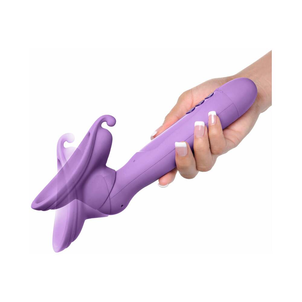 Fantasy For Her Vibrating Roto Suck-Her Silicone Vulva Pump Purple - Fantasies Boutique