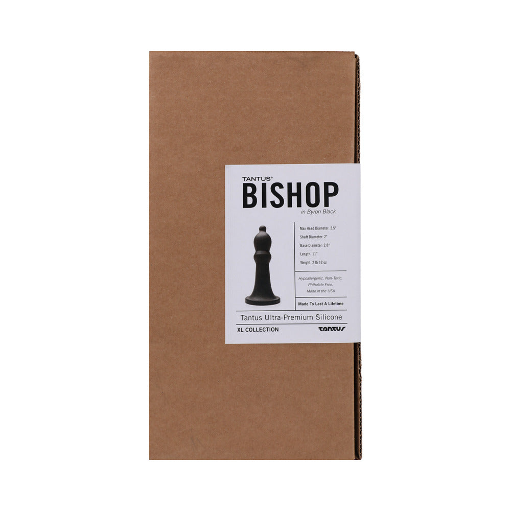 Tantus Bishop Dildo Onyx (Box) - Fantasies Boutique