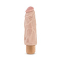 Dr. Skin Vibe 9 Realistic 7.5 in. Vibrating Dildo Beige - Fantasies Boutique