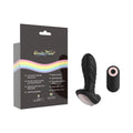 Gender Fluid Buzz Rechargeable Remote-Controlled Silicone Anal Vibrator Black