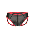 Ouch! Puppy Play Neoprene Jockstrap Red S/M - Fantasies Boutique