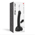Strap-On-Me Squirting Cum Semi-Realistic Silicone Dildo Black S (fluid not included) - Fantasies Boutique