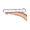 Glas 7 in. Callisto Clear Glass Dildo - Fantasies Boutique