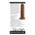Evolved Rechargeable Vibrating 6 in. Silicone Dildo Dark - Fantasies Boutique