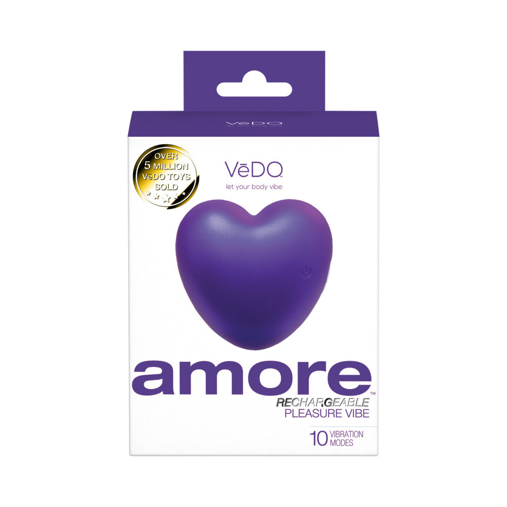 VeDO Amore Rechargeable Pleasure Vibe Purple - Fantasies Boutique